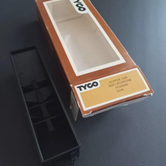 TYCO Hopper Car Non-Operating Reading Ho Scale with Box (No.344A) Train - Picture 5 of 10
